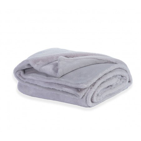 Κουβέρτα Γούνινη Υπέρδιπλη Nef-Nef Warmer Silver 240x220