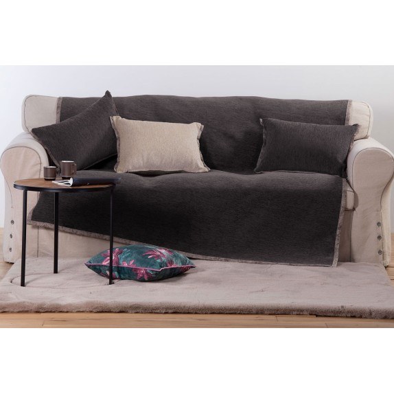 Ριχτάρι Πολυθρόνας Nef-Nef New Tanger Graffite/Ecru 180x180