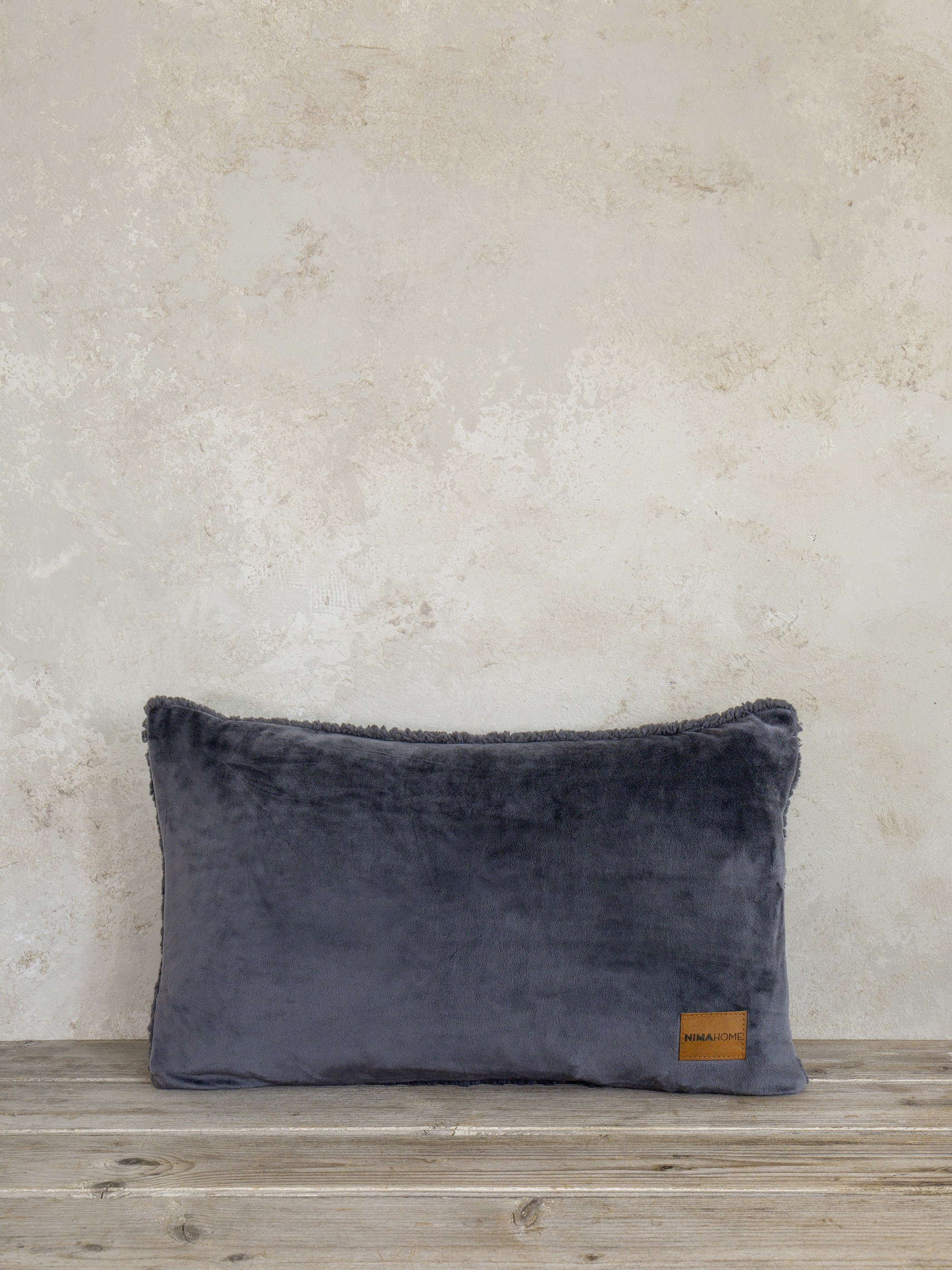 Μαξιλάρι Διακόσμησης Nima Nuan Dark Gray 30x50