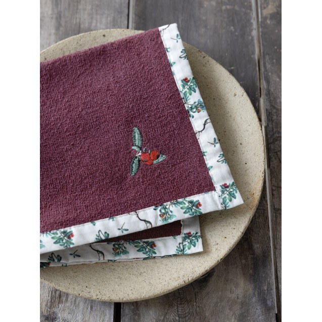 Πετσέτα Κουζίνας Nima Cranberry Love 40x40