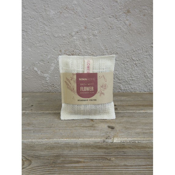 Σαπούνι-Σφουγγάρι Απολέπισης Nima Flower 140gr