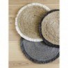Σουπλά Στρόγγυλο Nima Carina Dark Gray Δ38