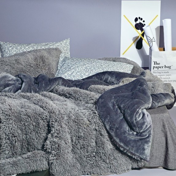 Κουβερτοπάπλωμα με Γούνα King Size Kentia Calore 22 260x230