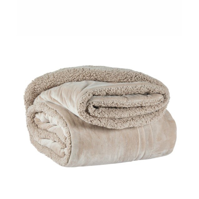 Κουβερτοπάπλωμα King Size με Sherpa Kentia...