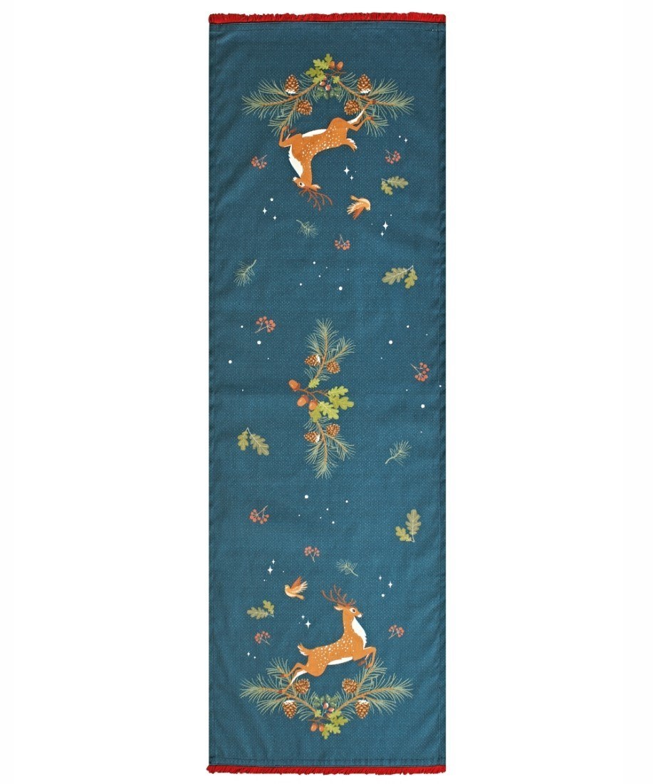 Χριστουγεννιάτικο Runner Kentia Snow 232 45x140