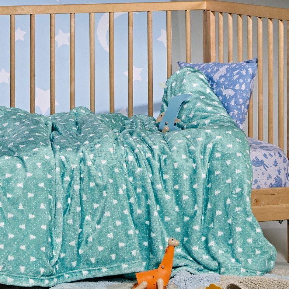 Κουβέρτα Fleece Κούνιας Kentia Taiga 02 100x140