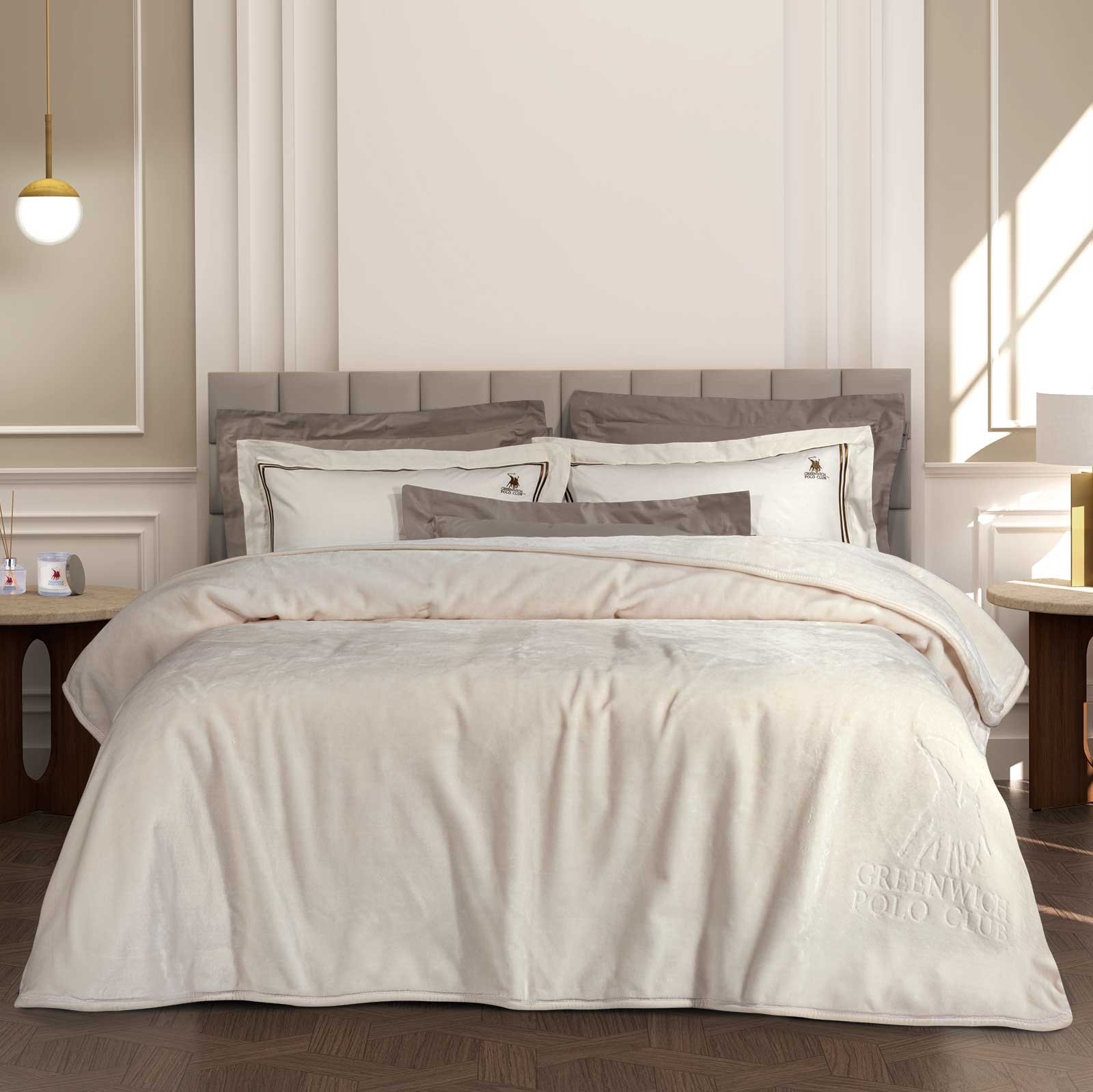 Greenwich Polo Club - ΣΗΜΑΝΤΙΚΟ: Σε περίπτωση διαφοράς τιμής από το κατάστημα ισχύει παντα και μόνο η τιμή του καταστήματος Κουβέρτα Βελουτέ Μονή Greenwich Polo Club 3441 160x240