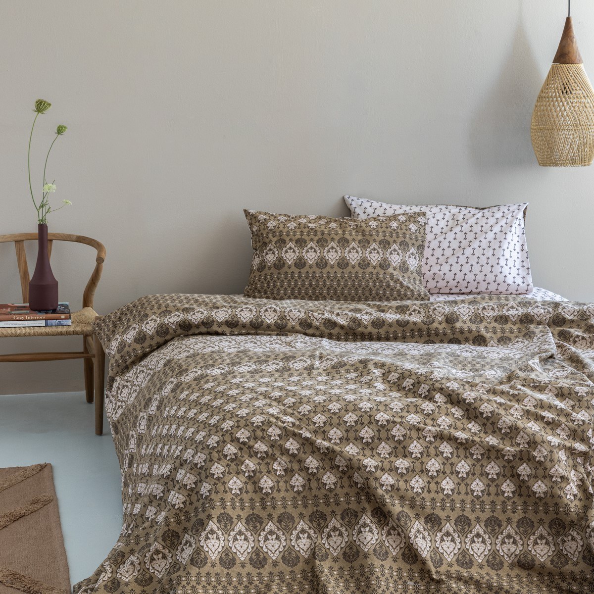 Σετ Σεντόνια Μονά 3 Τεμαχίων Palamaiki Fashion Life 6218 170x260