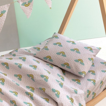 Σετ Παιδικά Σεντόνια Φανελένια Μονά 3 Τεμαχίων Palamaiki Floufi 103 170x265