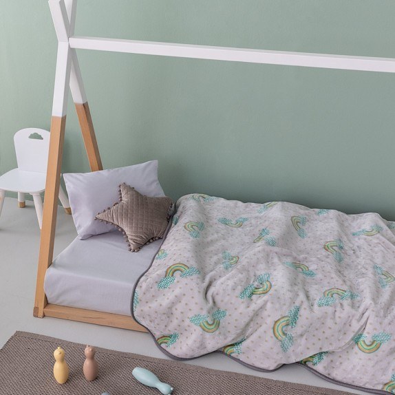 Κουβέρτα Βελουτέ Μονή Palamaiki Rainy 160x220