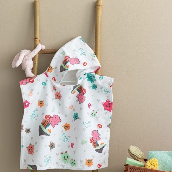 Παιδικό Πόντσο Palamaiki NB0141 Girl 60x120