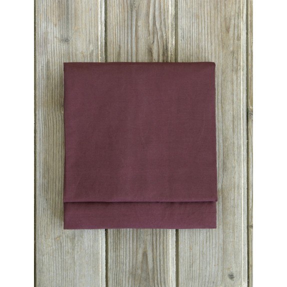 Σεντόνι King Size Nima Unicolors Deep Bordeaux 270x280