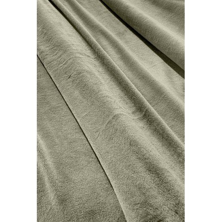 Σετ Κουβέρτα Fleece King Size και Μαξιλαροθήκη Διακόσμησης Guy Laroche Velvet Khaki 250x240