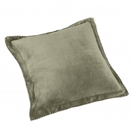 Σετ Κουβέρτα Fleece King Size και Μαξιλαροθήκη Διακόσμησης Guy Laroche Velvet Khaki 250x240