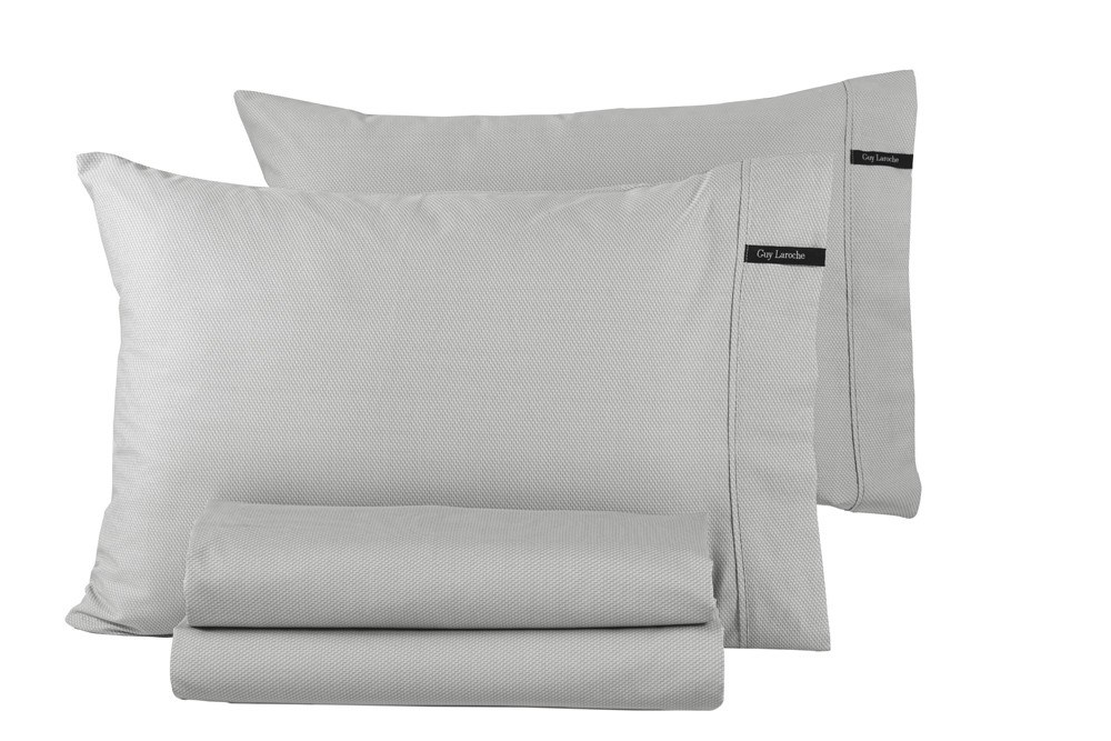 Σετ Μαξιλαροθήκες 2 Τεμαχίων Guy Laroche Minimal Silver 50x70