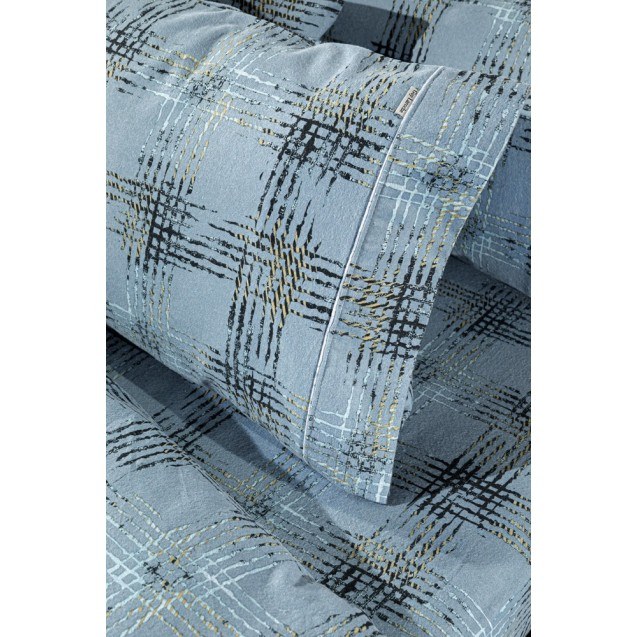 Σετ Παπλωματοθήκη Φανελένια Υπέρδιπλη 3...