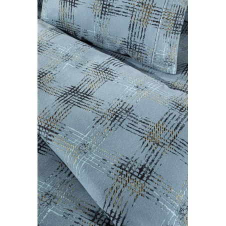 Σετ Παπλωματοθήκη Φανελένια Υπέρδιπλη 3 Τεμαχίων Guy Laroche Mezzo Raf 225x245