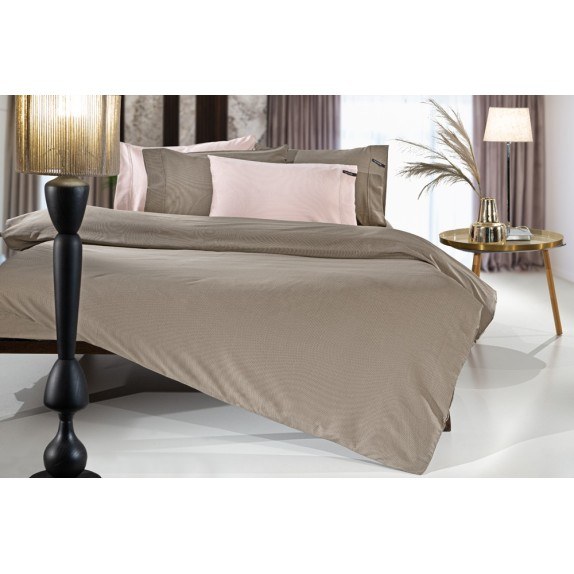 Παπλωματοθήκη Υπέρδιπλη Guy Laroche Minimal Wenge 225x245