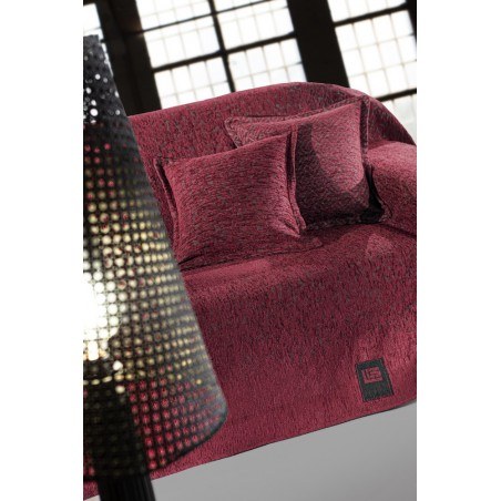 Ριχτάρι Πολυθρόνας Guy Laroche Matis Burgundy 180x150