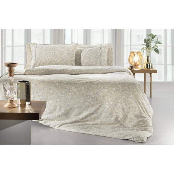 Σετ Σεντόνια Φανελένια Μονά με Λάστιχο 3 Τεμαχίων Guy...