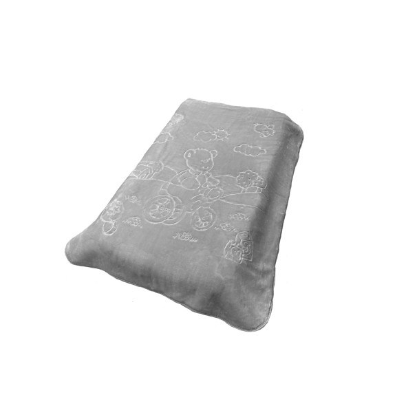 Κουβέρτα Βελουτέ Κούνιας Dimcol Bicycle Bear 18 Light...