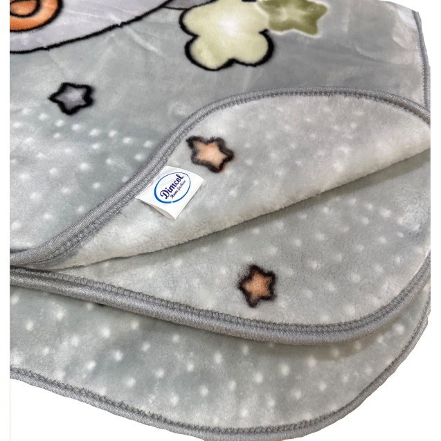 Κουβέρτα Βελουτέ Κούνιας Dimcol Crescent Moon...