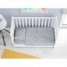Σεντόνι Κούνιας με Λάστιχο Dimcol Sweet Dreams 552 Grey 70x140+15