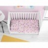 Σετ Σεντόνια Κούνιας 3 Τεμαχίων Dimcol Sweet Dreams 550 Pink 120x160