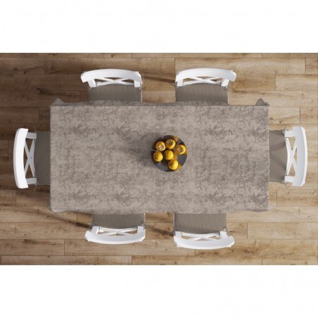 Σετ Τραπεζομάντηλο και Runner Dimcol Panama Shadow Mocha 140x140 & 40x140