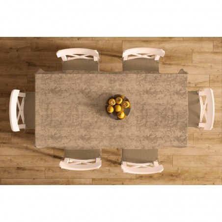 Σετ Τραπεζομάντηλο και Runner Dimcol Panama Shadow Brown 140x220 & 40x220