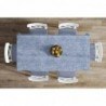 Τραπεζομάντηλο Αλέκιαστο Dimcol Panama Shadow Sky Blue 140x180