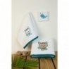 Σετ Βρεφικές Πετσέτες 2 Τεμαχίων Dimcol Kitty 137 Λευκό 30x50 και 70x140