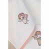 Σετ Βρεφικές Πετσέτες 2 Τεμαχίων Dimcol Little Angel 142 Λευκό 30x50 και 70x140