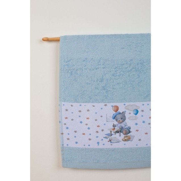 Σετ Βρεφικές Πετσέτες 2 Τεμαχίων Dimcol Painter...