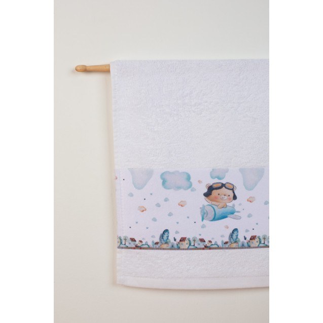 Σετ Βρεφικές Πετσέτες 2 Τεμαχίων Dimcol Pilot...