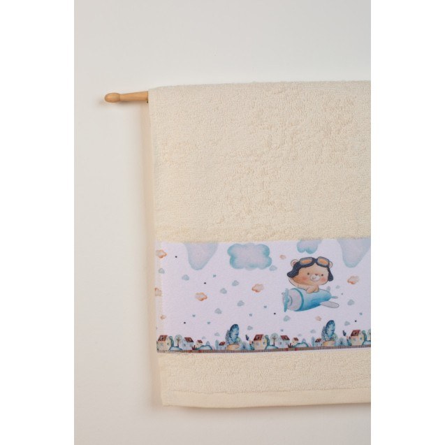 Σετ Βρεφικές Πετσέτες 2 Τεμαχίων Dimcol Pilot...