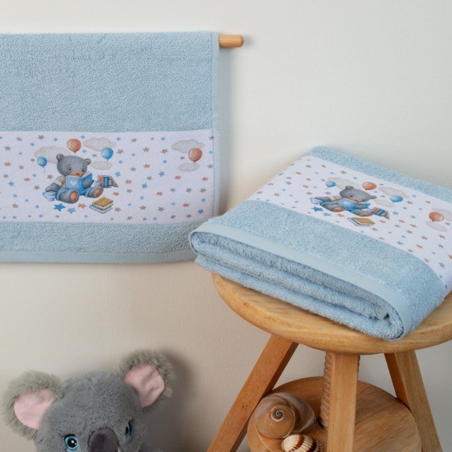 Σετ Βρεφικές Πετσέτες 2 Τεμαχίων Dimcol...