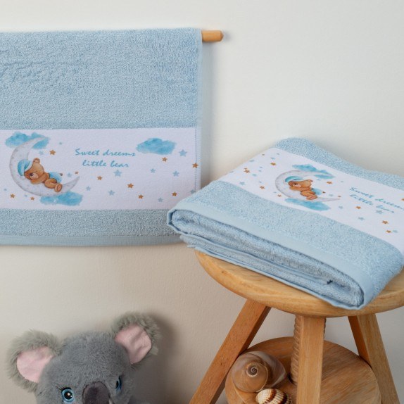 Σετ Βρεφικές Πετσέτες 2 Τεμαχίων Dimcol Sweet Dreams 551...