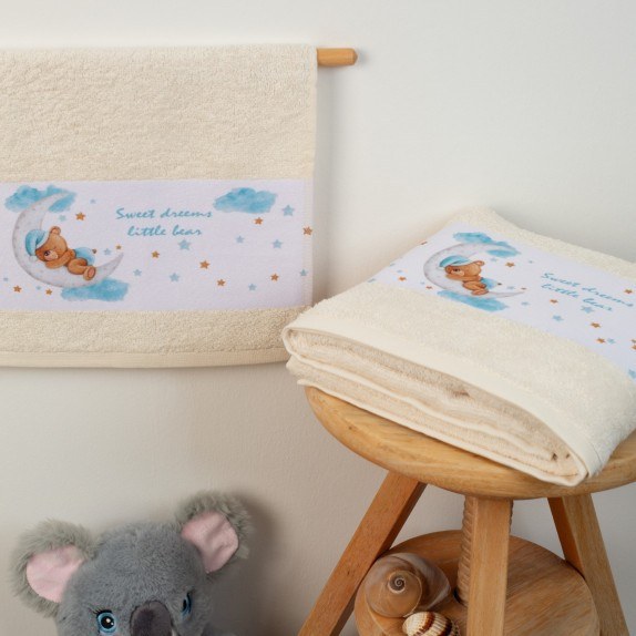 Σετ Βρεφικές Πετσέτες 2 Τεμαχίων Dimcol Sweet Dreams 553...