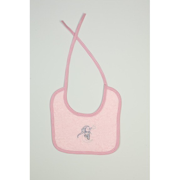 Σαλιάρα Dimcol Dreaming Elephant 167 Ροζ 25x25