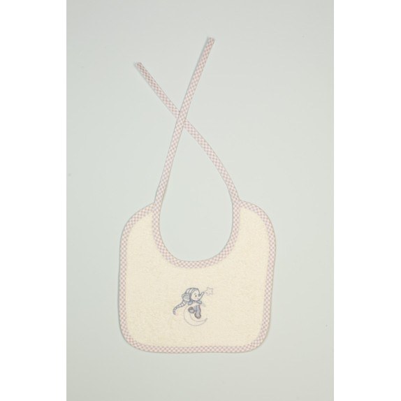 Σαλιάρα Dimcol Dreaming Elephant 169 Εκρού 25x25