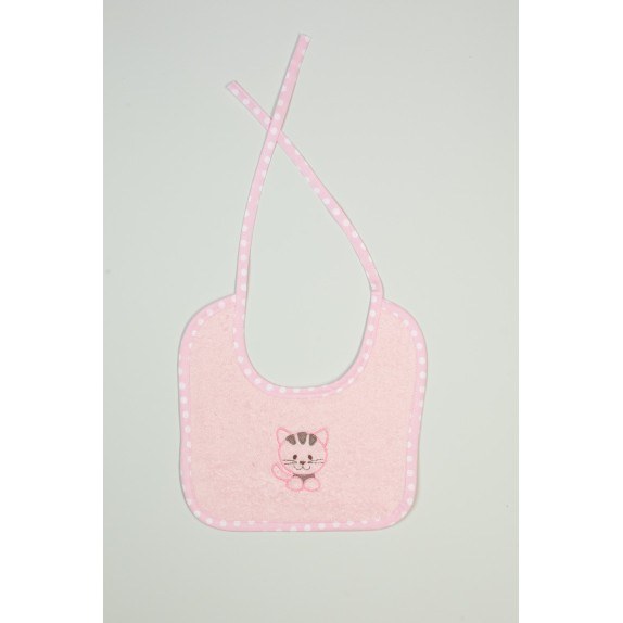 Σαλιάρα Dimcol Kitty 136 Ροζ 25x25