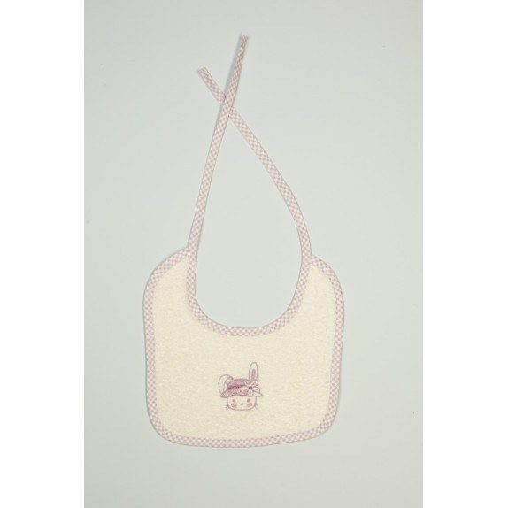 Σαλιάρα Dimcol Rabbit Girl 148 Εκρού 25x25