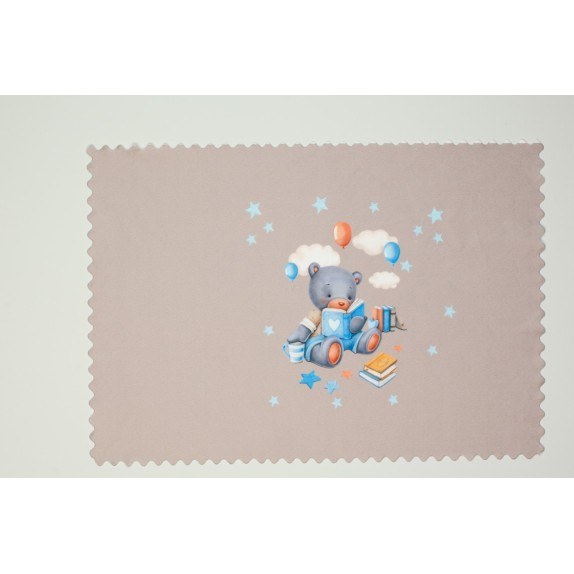 Παιδικό Σουπλά Dimcol Studying Bear 40 Μπεζ-Καφέ 35x50