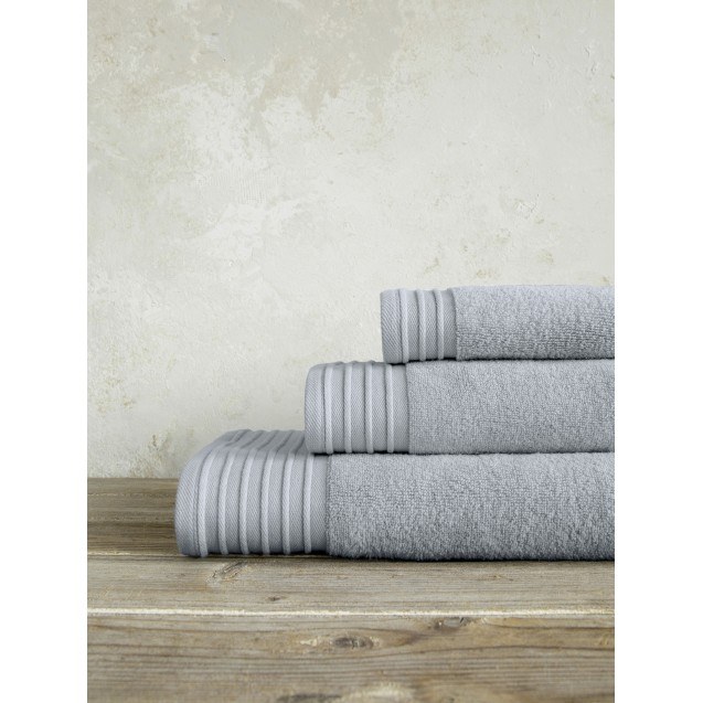 Πετσέτα Προσώπου Nima Feel Fresh Steel Gray 50x100