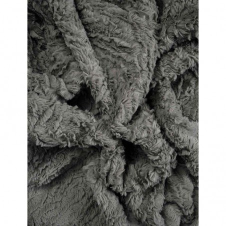 Ριχτάρι Γούνινο Τριθέσιου Madi Soggy Grey 180x300