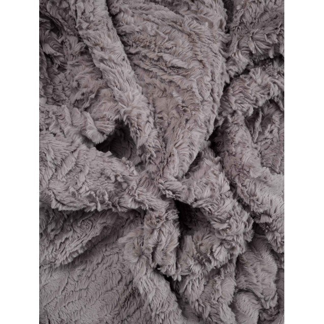 Ριχτάρι Γούνινο Διθέσιου Madi Soggy Taupe 180x250