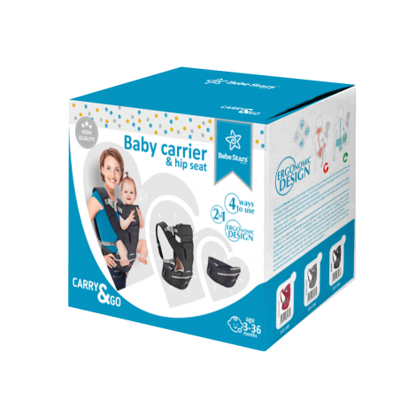 Μάρσιπος Bebe Stars Carry & Go Burgundy 222-180