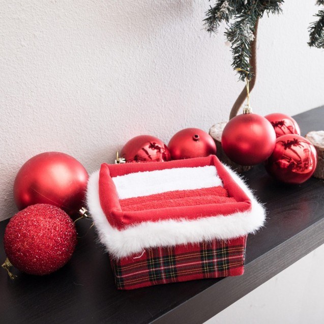 Σετ Κουτί Μπάνιου με 4 Λαβέτες Teoran Box 4010