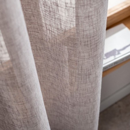 Κουρτίνα Με Τρουκς Gofis Home Combe Shadow Grey AW24 502/48 140x280